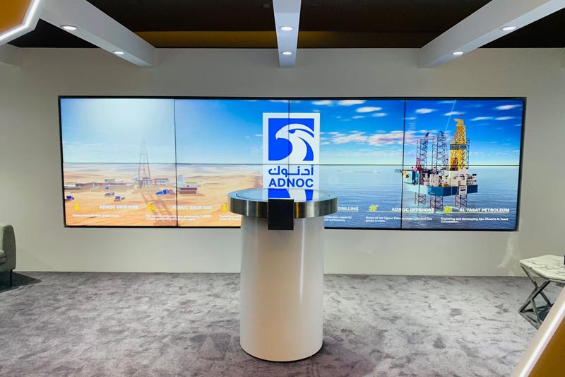 ADNOC Exhibition Stand at Abu Dhabi