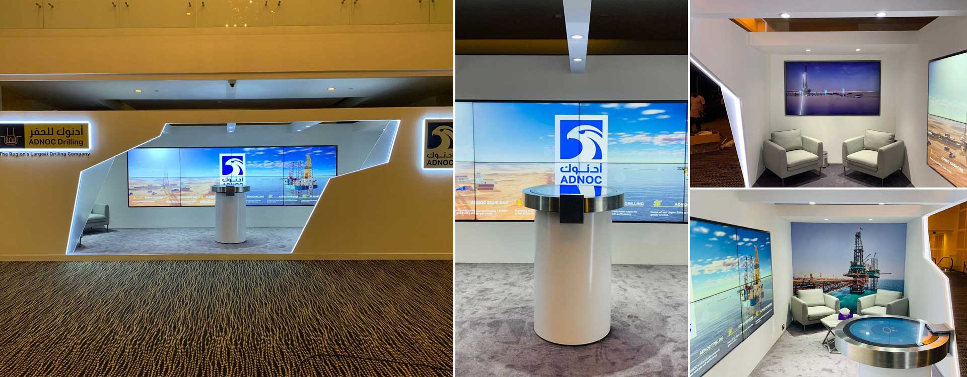 ADNOC Exhibition Stand at Abu Dhabi